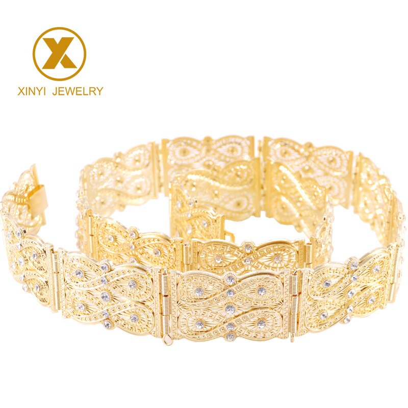 De nieuwste marokkaanse stijl lichaamssieraden buikketting lange mouw dames trouwjurk great wall korrel metalen riem