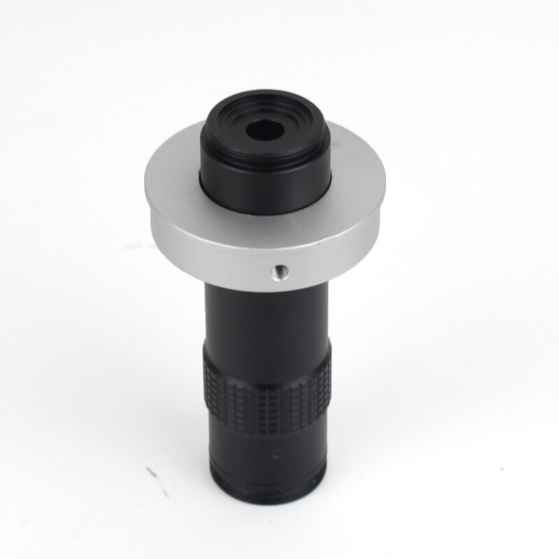 Industrial Microscope 5X-130X C-mount Lens Large Field of View High Working Distance Monocular Video Magnifying Glass