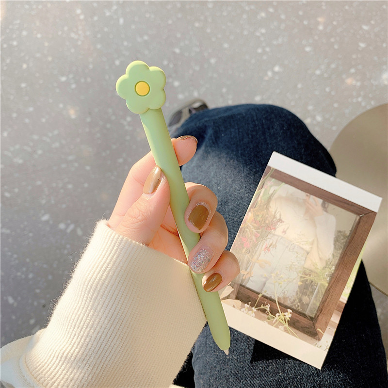 Kawaii Cute Soft Silicone Cases for Apple Pencil 1 2 Gen Case Tablet Touch Pen Stylus Cover Anti-fall for Apples Pencil 1st/2nd: Yellow
