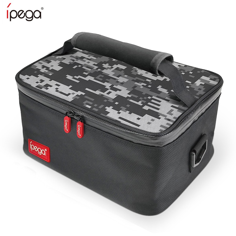Opbergtas voor nintendo switch camo draagbare beschermhoes voor nintendo switch, ns nx console, reis- en buitendraagtas