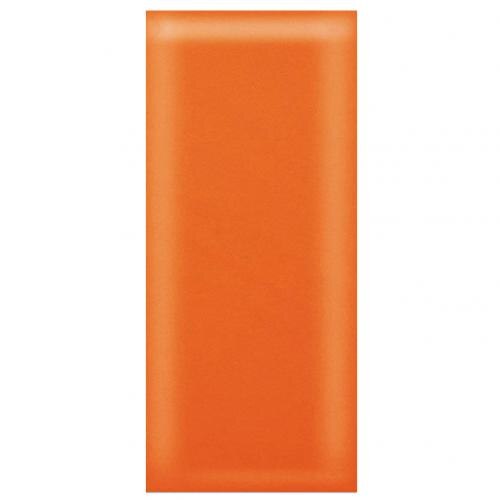 1PC 20cm x 50cm Baby Wall Mat Solid Color Baby Anti-collision Wall Mat Foam Waterproof Self-adhesive Cushion Impact protection: Orange