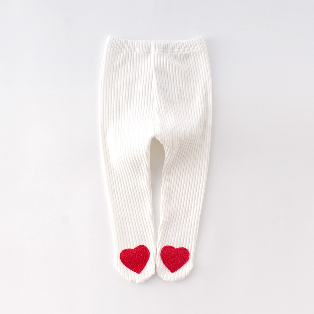 Milancel Lente Baby Leggings Rood Hart Leggings Voor Meisjes Gestreepte Baby Jongens Skinny Bijpassende Leggings: Rood / 12m