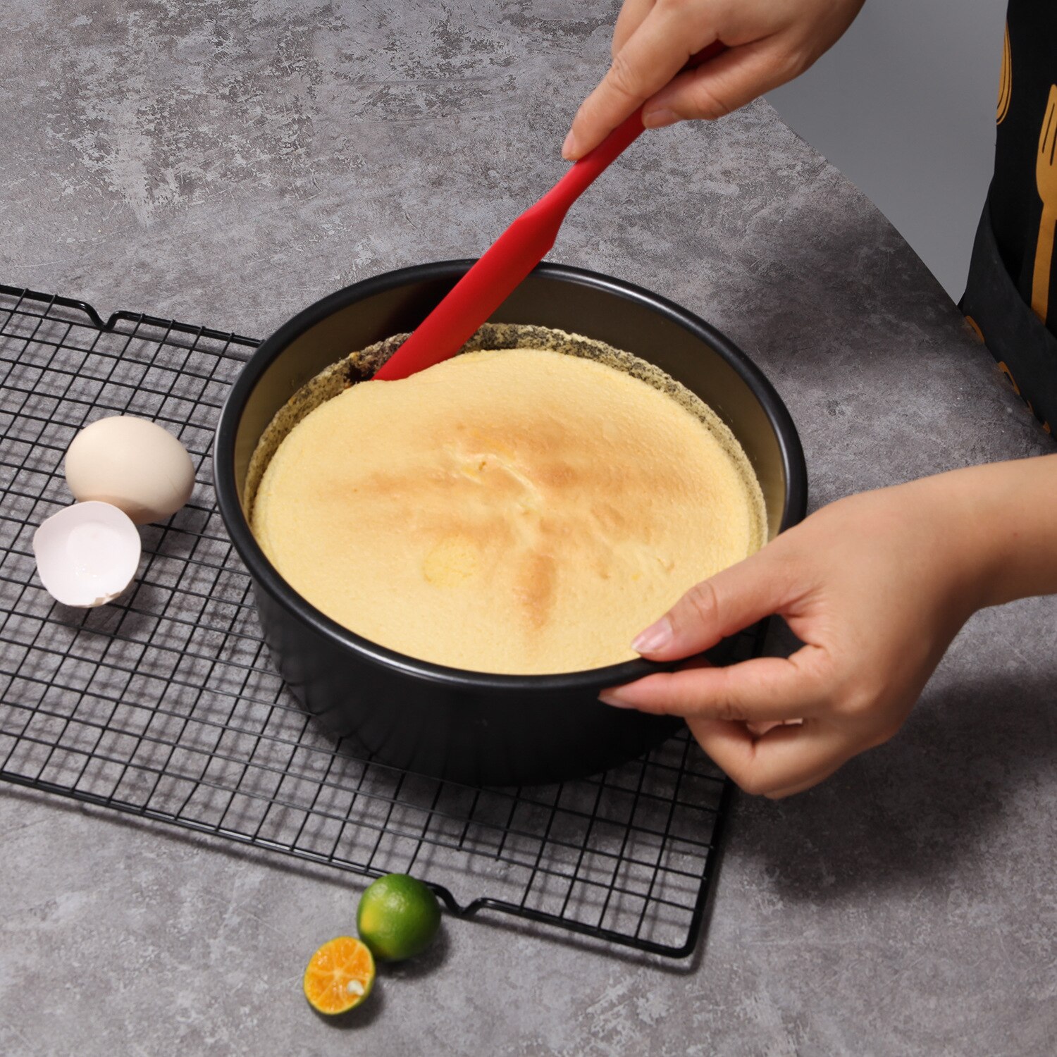 Spatule en Silicone résistant à la chaleur, antiadhésif, outil de pâtisserie, couteau à beurre, grattoir, outil de gâteau réutilisable, accessoires de cuisine