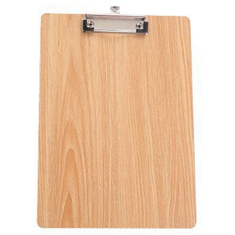 A4 Size Wooden Clipboard Clip Board Office School Stationery With Hanging Hole File Folder Stationary Board Hard Board Writing P