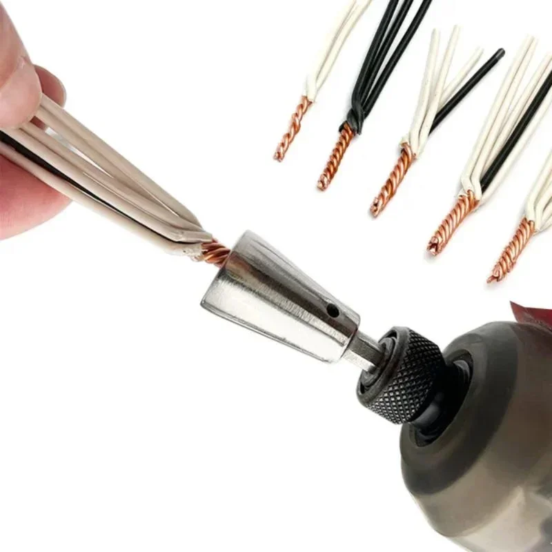 1Pc Draaiende Gereedschappen Snel Draaiend Elektricien Artefact Voor Boormachines Gedraaide Connector Kabel Apparaat Multi-Tool