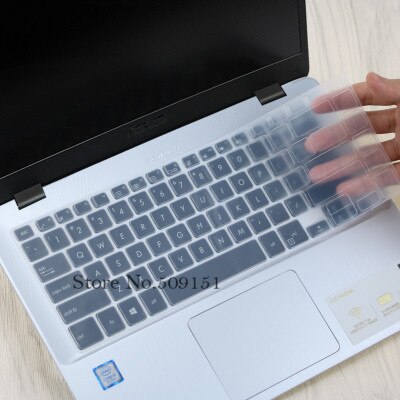 15 15.6 cal klawiatura protector skóry etui na ASUS vivobook s15 x510UQR x510uf x510uq x510 x510u S510 S510UA S510UN S510UQ: Clear