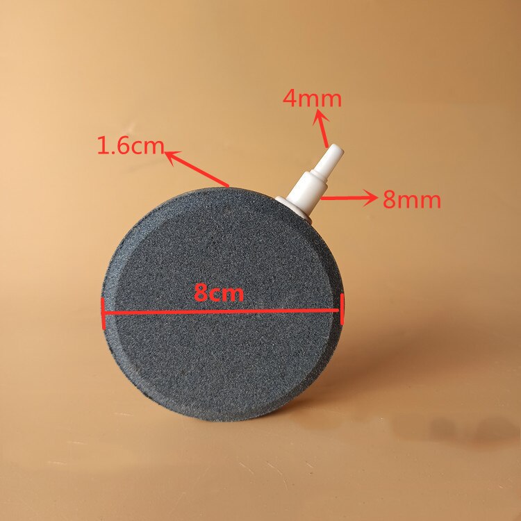 Keramische Schijf Uitstromer Diffuser Fish Pond Tank Lucht Steen 1Pc Aquarium Lucht Steen 4Cm/6Cm/8Cm/10Cm: 8cm