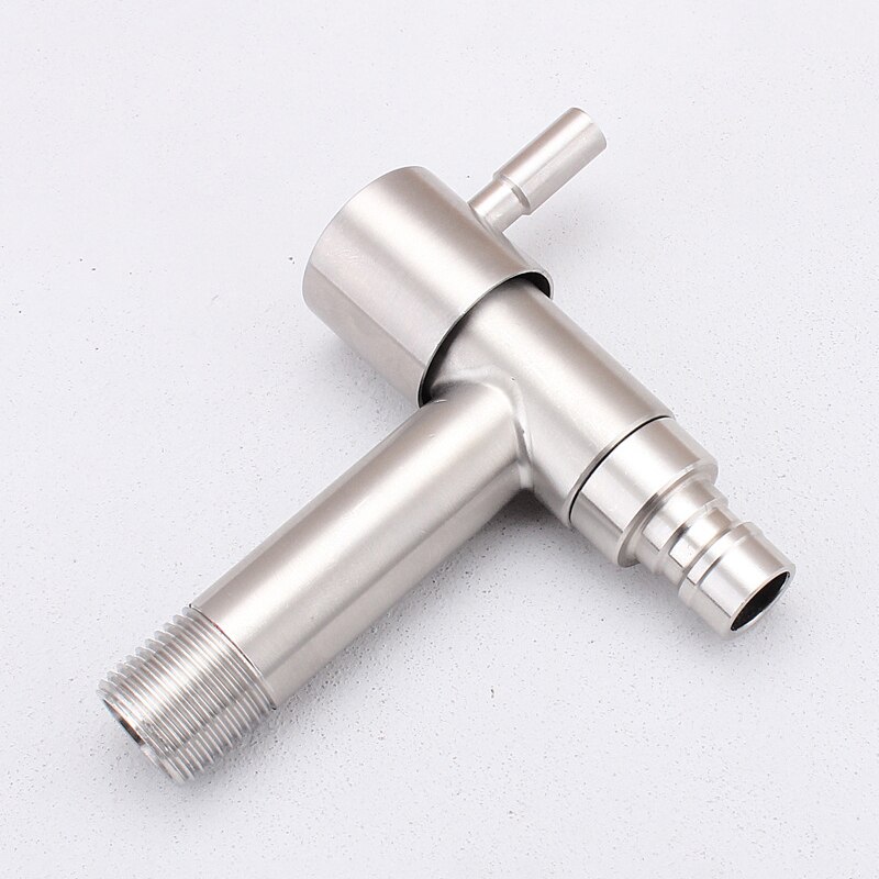 Rvs Kraan Driehoek Klep G1/2 Draad Hoekstopkraan Inlaat Water Afsluiter Badkamer Wasmachine Kraan Bibcock