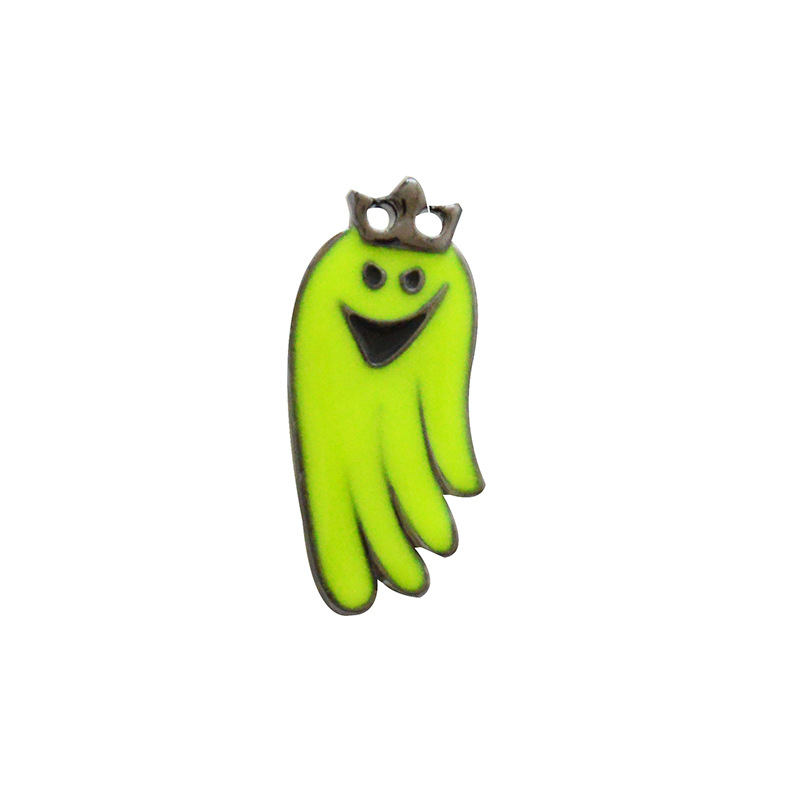 Schattige lichtgevende spookspelden en broches halloween revers kroon hoeden rugzak badge kinderen volwassenen jeans jas jas decoratie sieraden: 9