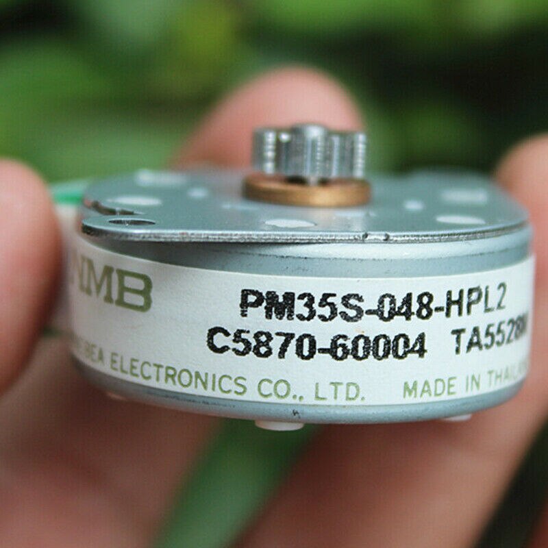 Minebea Mini 35MM Stepper Motor 2-phase 4-wire Micro Stepping Motor with 0.5 Mode Metal Gear 7.5 Degrees 20 Ohm 35mm*14mm