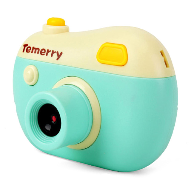 Temerry Toy V01 8MP 2,0 pulgadas HD pantalla niños Mini cámara Digital videocámara cámaras Temerry Toy con juegos de juegos: Azul