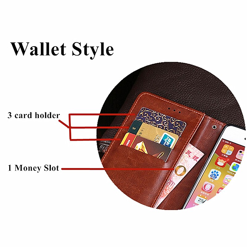 Card Slot Telefoon Houder PU Leather Case voor Meizu M2 Mini Flip Cover Case Telefoon Shell voor Meizu m2/M2 Mini