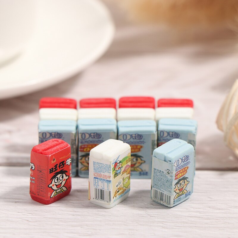 5pz casa Delle Bambole in Miniatura di Latte per il mini Bambola Giochi con il Cibo per Bambini Accessori per la Cucina per La Casa Delle Bambole Decalcomanie nuovo