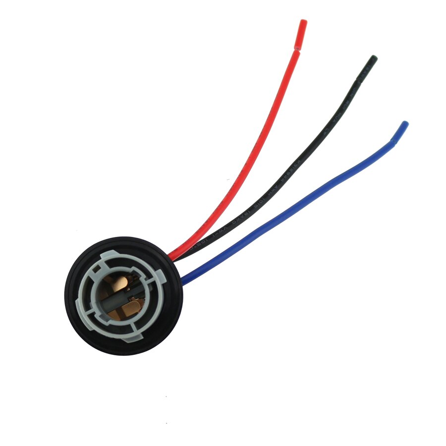 Gfoloza 2Pcs BA15S BAY15D P21W P21/5W Bulb Socket Connector 1156 1157 Lamp Base Adapter Wiring Harness