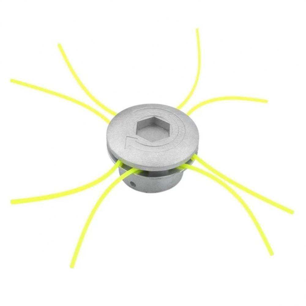 Universal Trimmer Head Aluminium String Set Garden Grass Brush Cutter Bushes Accessories Durable Strimmer Head For Lawn Mower: Default Title