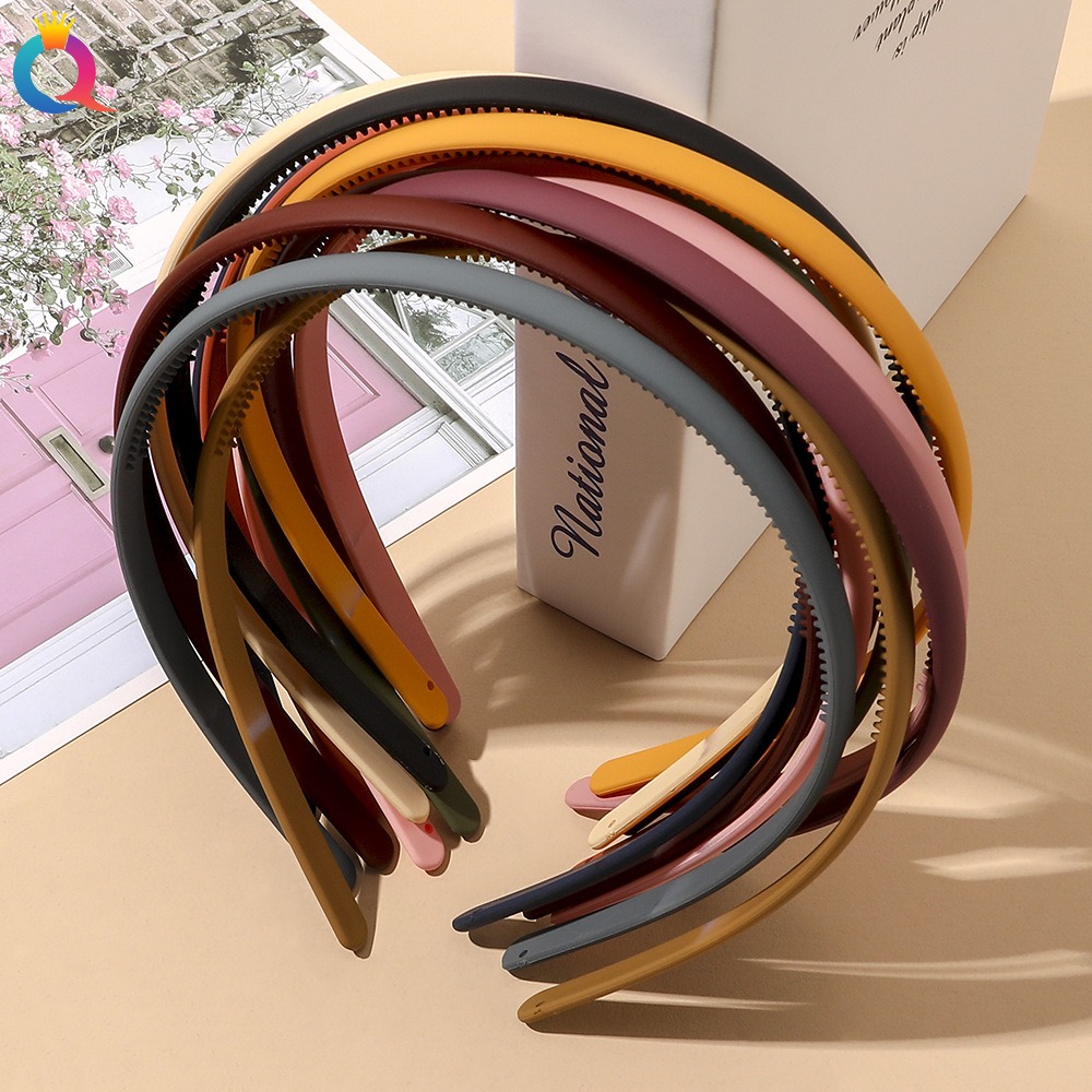 Kunststoff Frosted Rutschfeste Gesichtswäsche Haarbänder Stirnband Frauen Mädchen Haar Kopf Hoop Bands Scrunchie Zubehör Kopfschmuck Ornamente