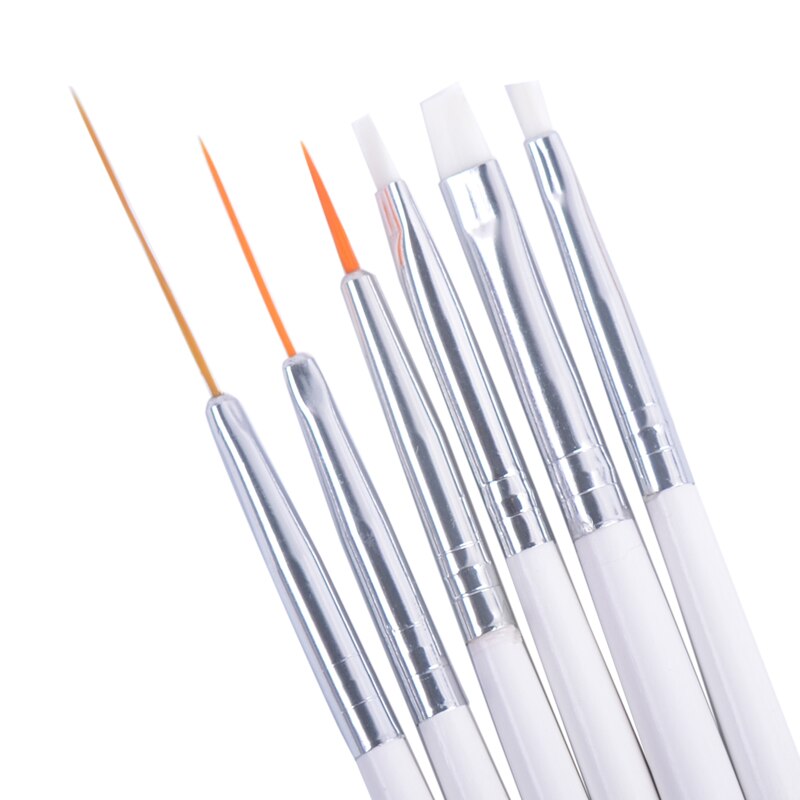 Fengshangmei 15 -delige kwastenset voor manicure, nagelverzorgingsgereedschap en nagelkunstpen