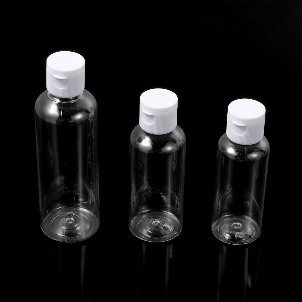 50/60/100ML Lege Squeeze Jar Multifunctionele Make Container Fles Plastic Reizen Clear Lege Bespaar Ruimte Hervulbare flessen