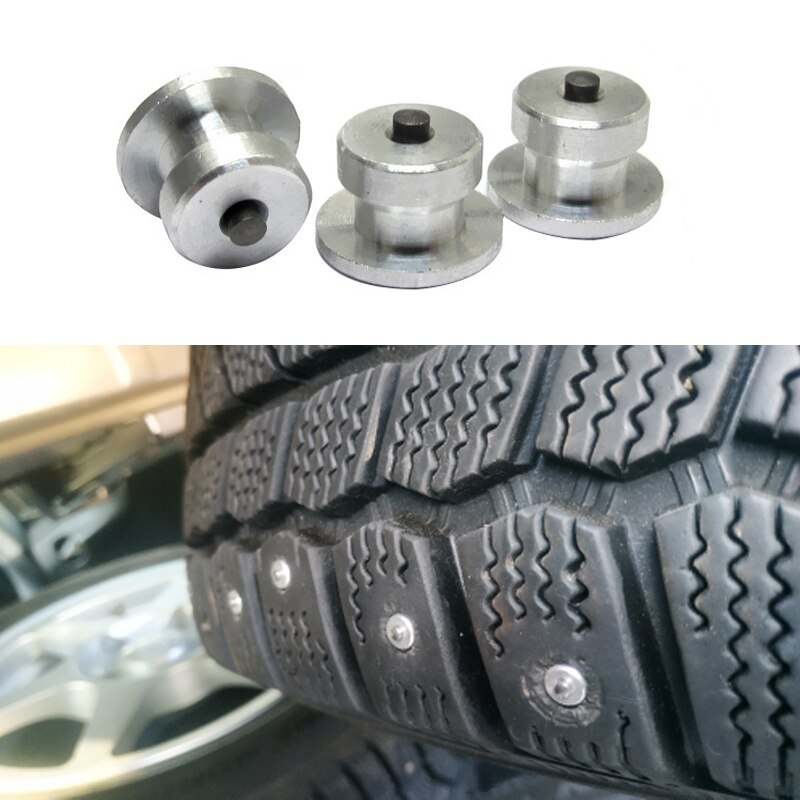 50/100Pcs Inverno Pneus de Carro Roda Parafuso Pregos Picos De Neve Roda Pneu Correntes De Neve Pregos Para Sapatos ATV carro Motocicleta Pneu 8x10mm