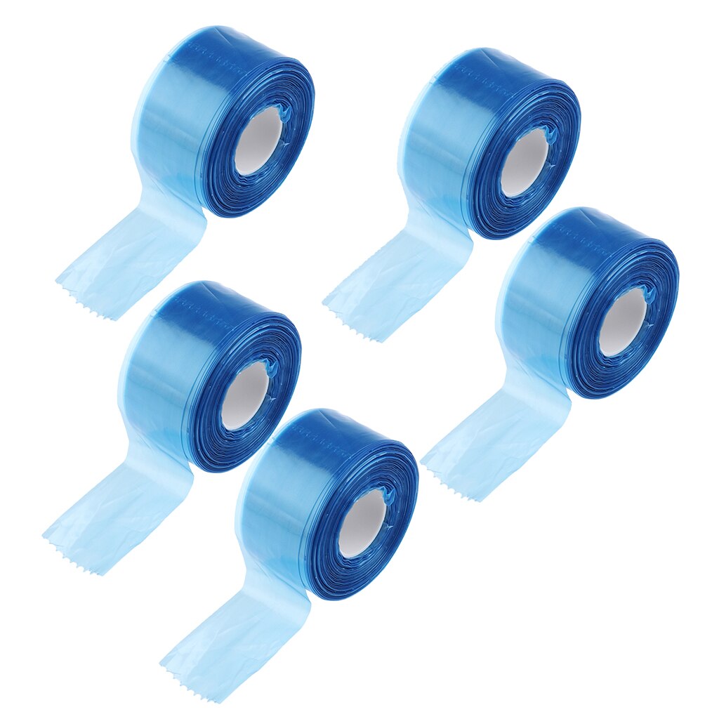 1000x Wegwerp Salon Haar Verven Coloring Protector Cover Voor Glazen Benen-Blauw
