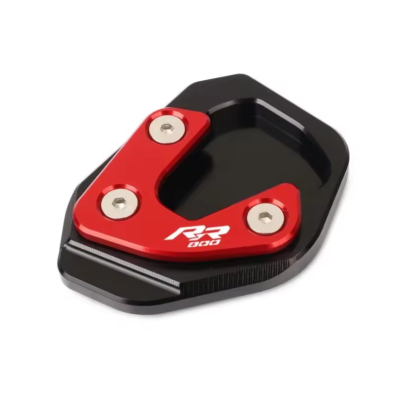 Motorfiets zijstandaard verlengstuk steunplaat vergrotingsstandaard voor qj motor srk 800rr srk 600rs srk 800 rr srk 600 rs: Multi