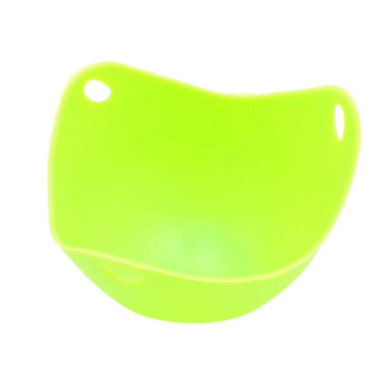 1PCS Egg Cooker Silicone Egg Poacher Cook Poach Cups Food Steamed Egg Bowl Steamed Eggs Boiler Kitchen Tools: green
