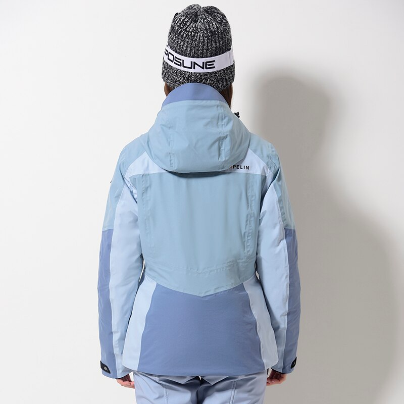 Veste de Ski d'hiver pour femme, sweat à capuche, coupe-vent, imperméable, épais, respirant, manteau de neige , vêtements d'extérieur
