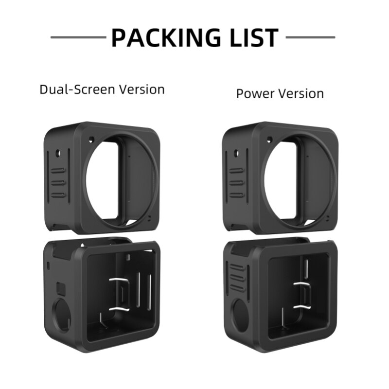 Dji Action 2 Zachte Siliconen Beschermhoes Split-Type Bescherming Cover Voor Dji Osmo Action 2 Sport Camera Accessoires