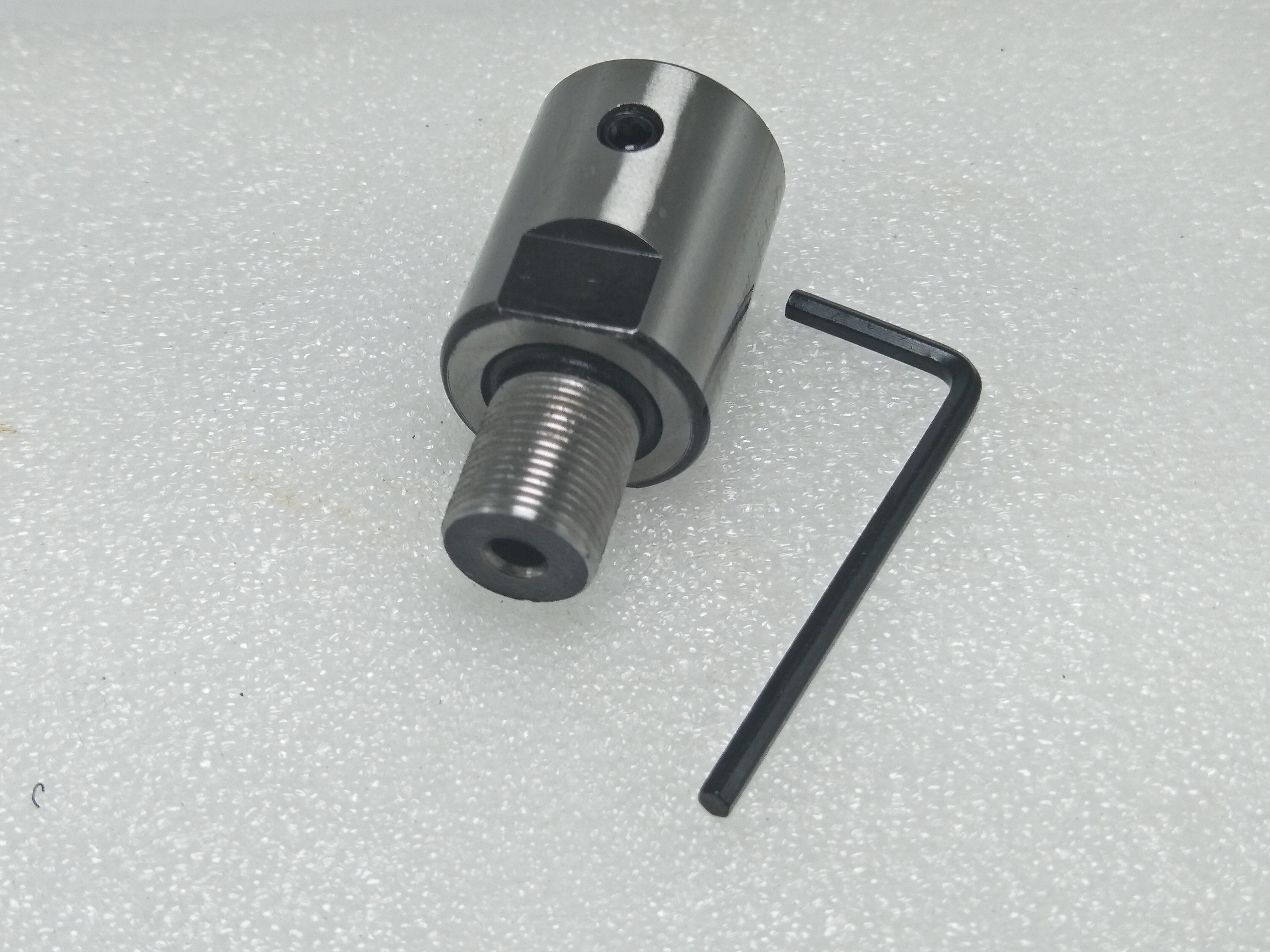 8/10/12/14/15/16/19mm M14 Adapter M14 * 1 Anschluss Stange Anschluss Buchse Für holzzange Drehmaschine Bank Mühle DIY M14 Adapter