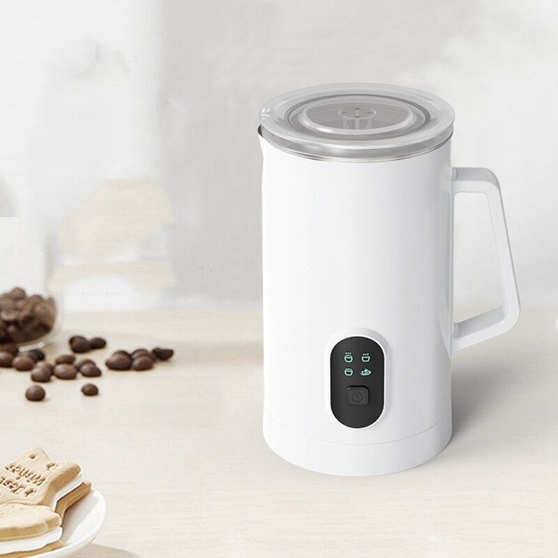 Elektryczny spieniacz mleka, automatyczny parowiec robić mleka ciepłe lub zimne urządzenie robić robienia piany na kawę, cappuccino, Latte