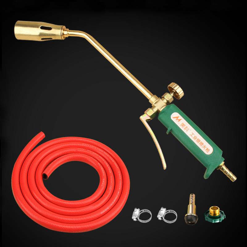 Liquefied Gas Welding Torch Road Pipe Metal Welding Flame Blow Heating Mashine Plumber Roofing Ignition Soldering Gas Blowtorch