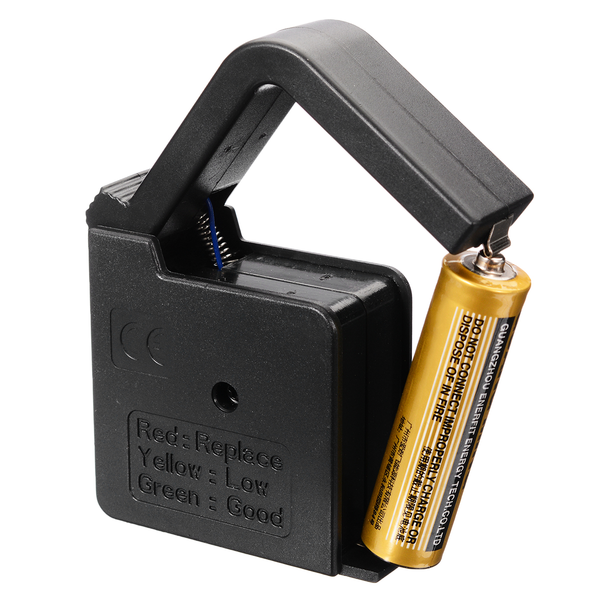 Digital batteri volt tester kontrollør for aa/aaa/c/d /18650/9v/1.5v knappcelle instrumentering strøm batteri tester