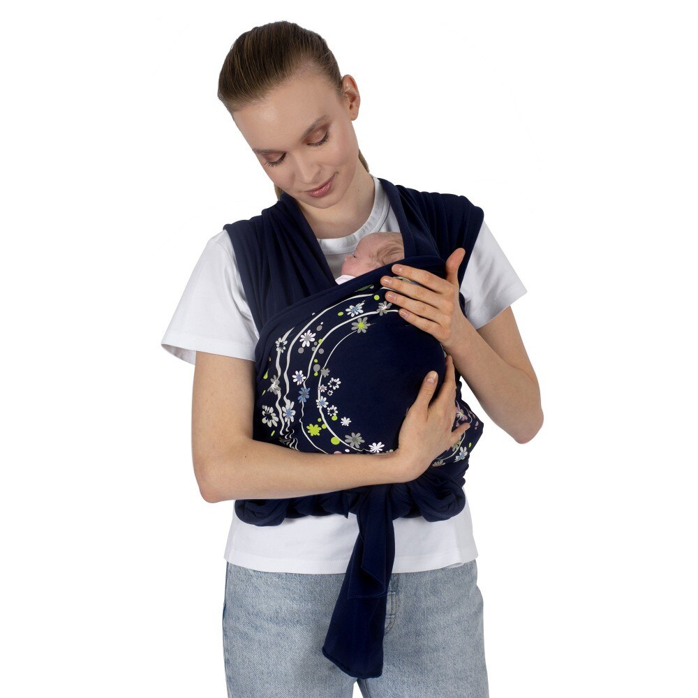 Navy blue Color Baby Carriage Shawl