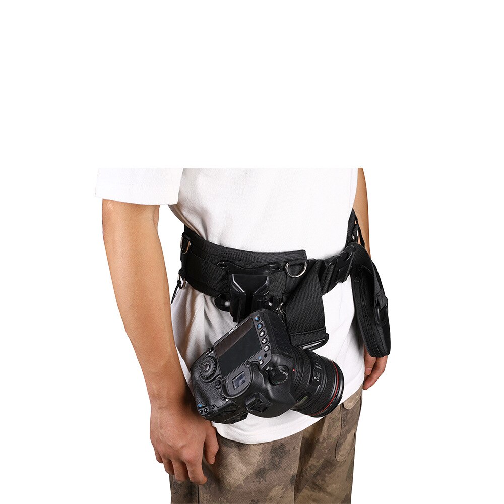 SLR Camera Fixed Belt Multi-function Photography Waistband Mountaineering Lens Bag Hanging Strap