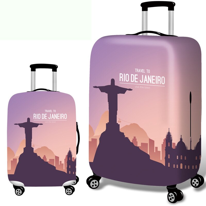 Thicken Travel Luggage Cover Elasticity Suitcase Protective Covers Travel Accessories Suitable For 18-32 Inch Case On Suitcase