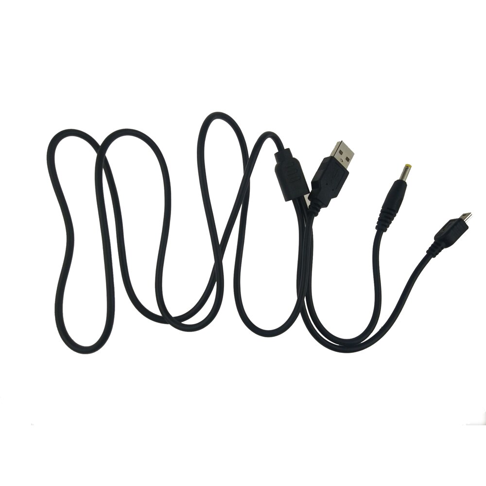 Cable de carga USB 2 en 1 para PSP, Cable de transferencia de datos de carga, Cable de alimentación para Sony PSP 2000, accesorio de juego de Cable de alimentación