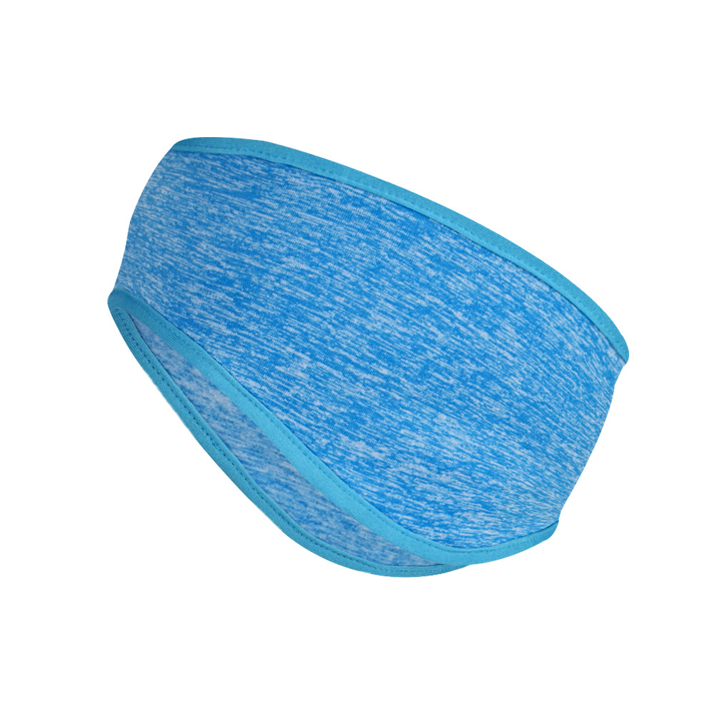 Outdoor Sports Hair Sweat Fleece Ear Cover Women Men Running Headband Ear Warmer Winter Sweatband Ear Muffs Yoga Headband: Silver