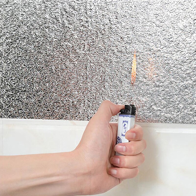 Olie-Proof Waterdicht Keuken Stickers Zelfklevende Brandwerende Ontvochtiging Meeldauw Proof Sticker Voor Meubels Keuken Gadget