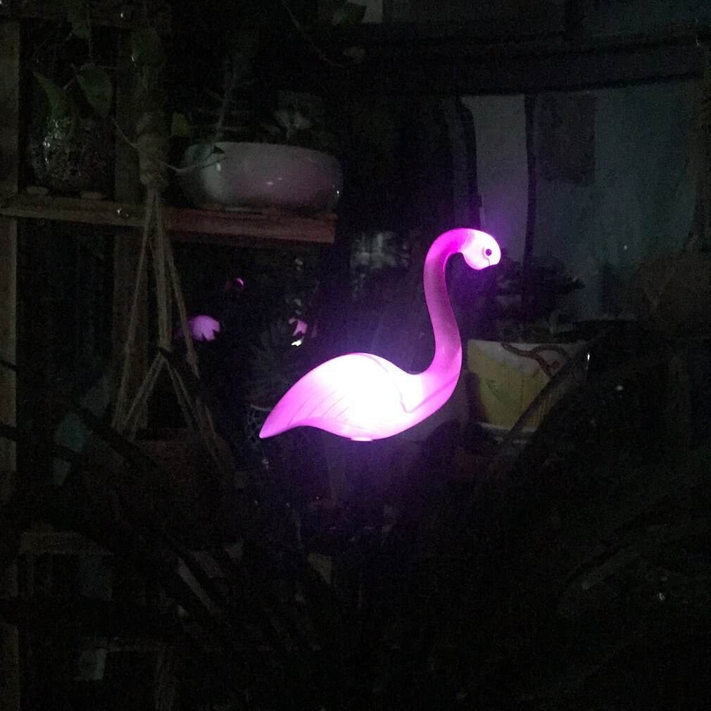 Ledet flamingo vandtæt sol græsplæne lys udendørs have dekoration lys haven gulv med landskabslys