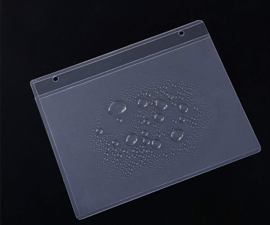 Ceiling Clear PVC Paper Sign Cardboard Signage Pouch Price Tag Poster Holder Envelope Hanger Sleeve Price Card Hanging Pocket