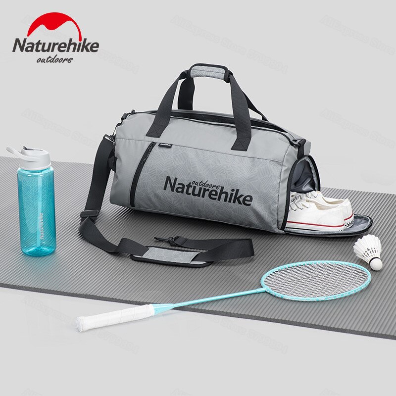 Naturehike Sport Gym Bag Unisex Shoulder Multi-pocket Dry Wet Separation Storage Bag Duffel Fitness Handbag TPU Waterproof