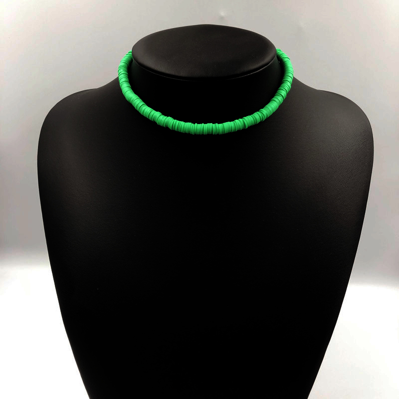 Donarsei 2019 di Nuovo Modo Variopinto di Argilla Della Collana Del Choker Per Le Donne Della Boemia Regolabile Morbido Ceramica Della Collana Del Collare Gioielli Boho: 05