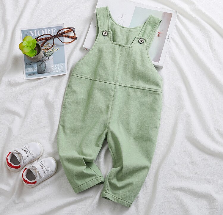 1-3lat kombinezony jesienno-zimowe nowe ogrodniczki na spodnie dla dzieci dla dziewczynki kombinezony spodnie dla niemowląt kombinezony dla maluchów kombinezony dla niemowląt: 2132zielony / 3 t