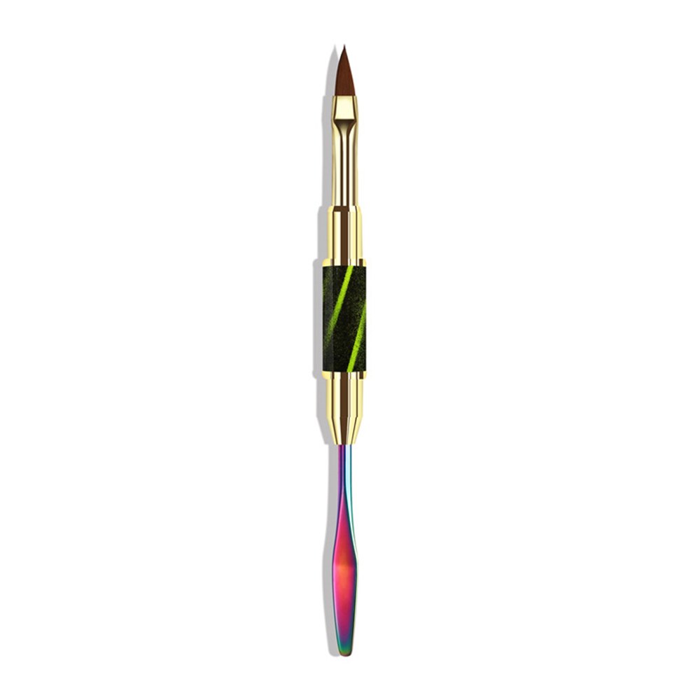 Cat Eye Dual-End Nail Art Pen Kleur Mengen Pen Nail Liner Drawing Pen