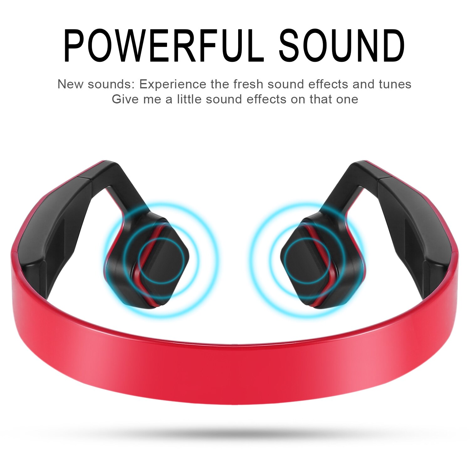 BN-701 bone conduction Bluetooth Earphone Wireless Headphone built-in battery headset
