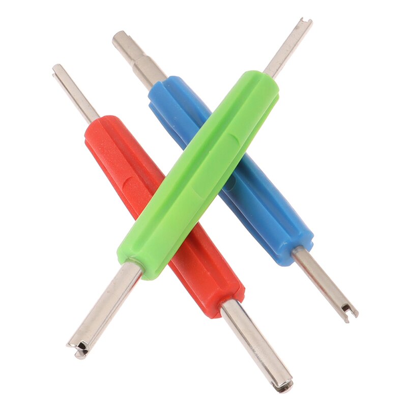 1 st. handsleutel 2- weg band ventiel kern verwijderaar sleutel gereedschap airco en auto motor fietsen