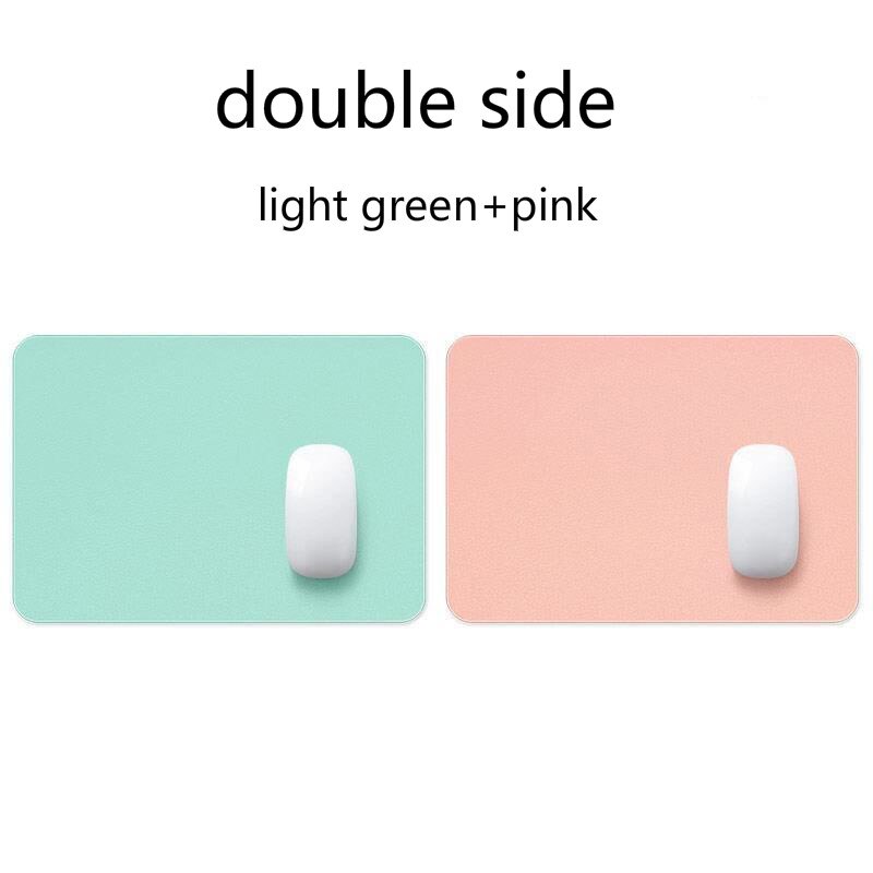 21X25Cm Muismat Mini Waterdichte Pu Lederen Deskpad Leuke Bureau Matten Laptop Muis Mat Toetsenbord Desktop Protector kantoorbenodigdheden: 21x25cm H