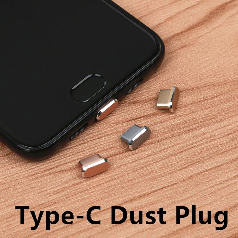 CatXaa Type-c Dust Plug Aluminium Alloy Type c Mobile Phone Charger Port Jack Stopple for Xiaomi Mi5 Mi6 Huawei P9 P10 MacBook