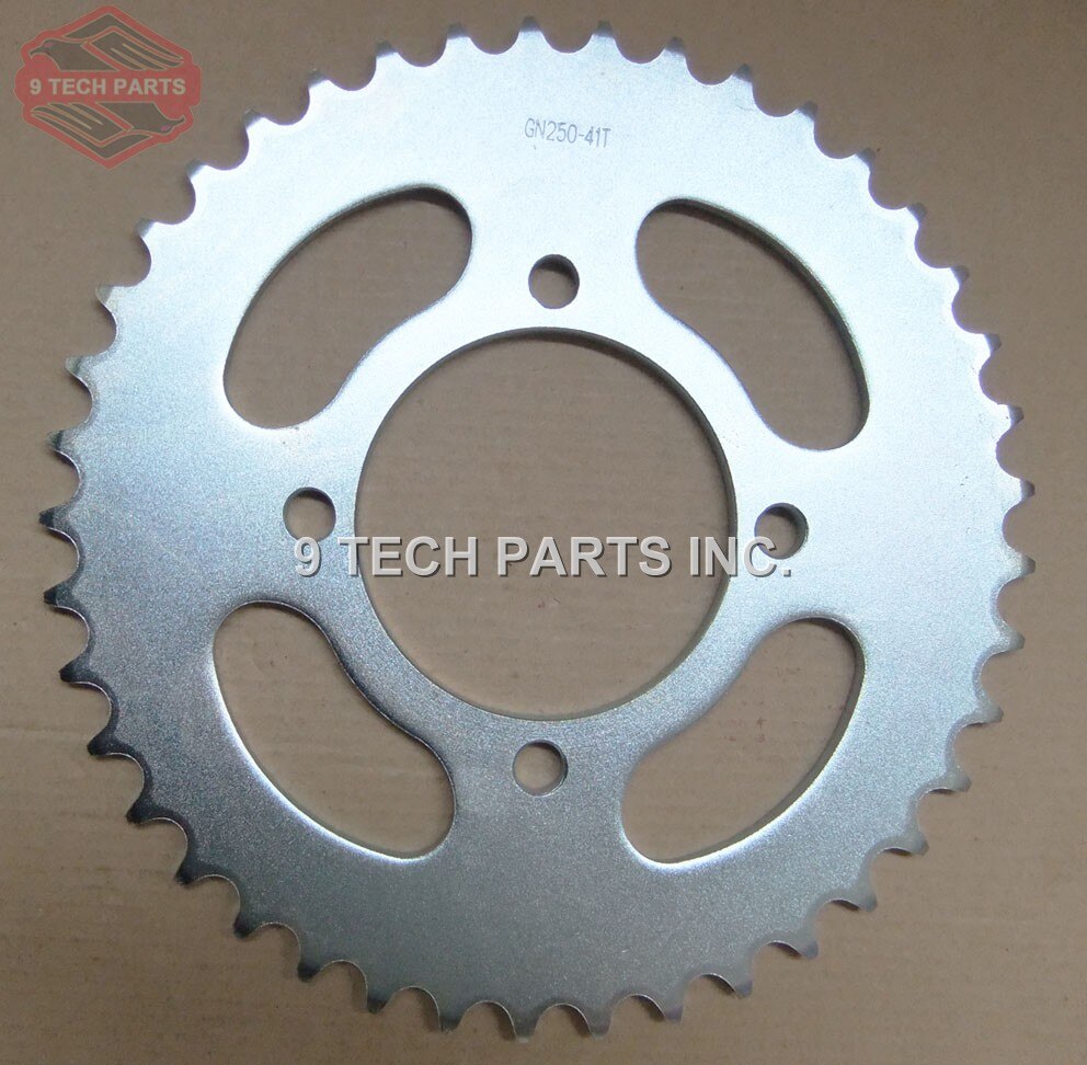 ! GN250 Voor En Achter Tandwiel GN250 41T 15T