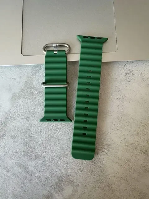 Ocean Strap For apple watch band 44mm 45mm 49mm 40mm 41mm S10 42mm 46MM Silicone Belt iWatch Ultra 2 8 7 6 5 Bracelet Watchband: BLACK WHITE / 12mm